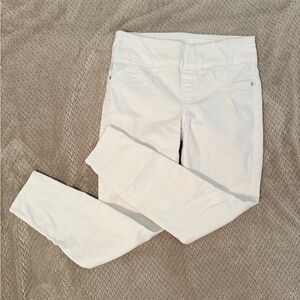 Rock & Republic Denim Rx Pull On Jeans Stretch Fever Jeggings Size 10 White